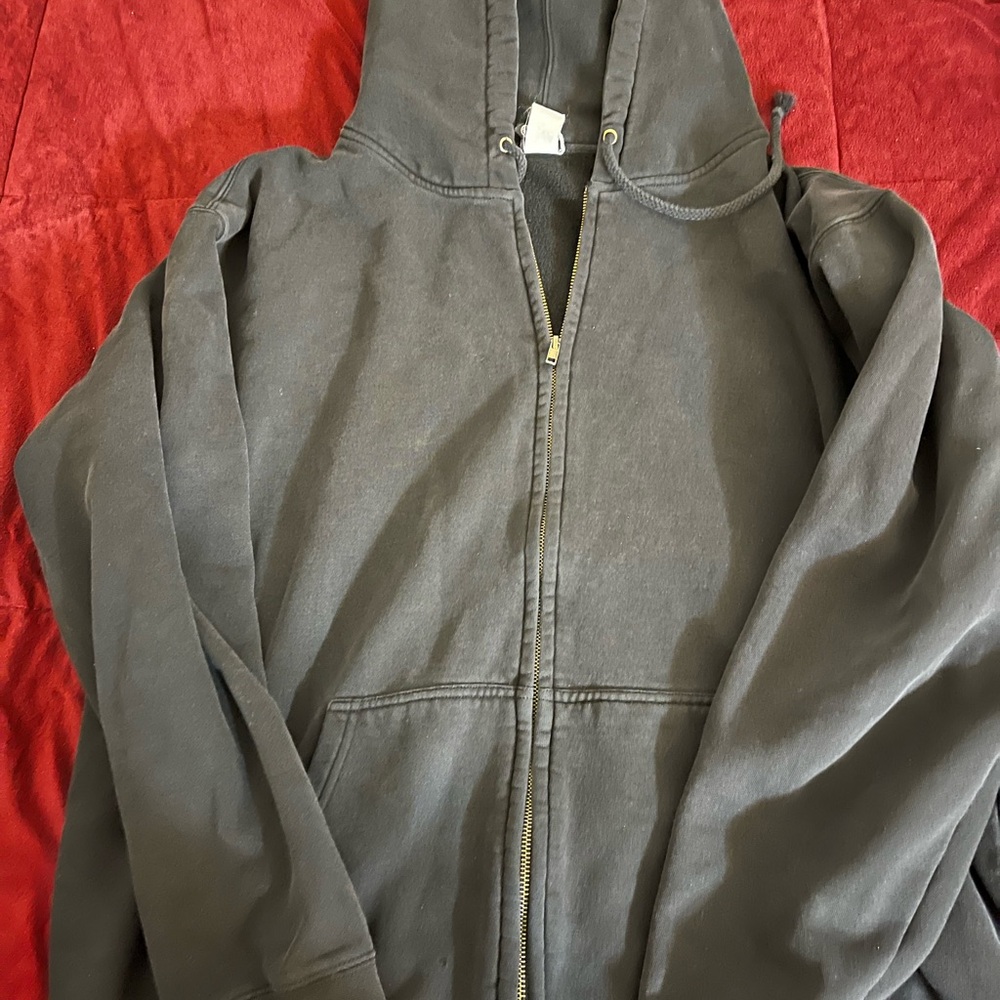 Source Unknown Gray Hooded Jacket - image 1